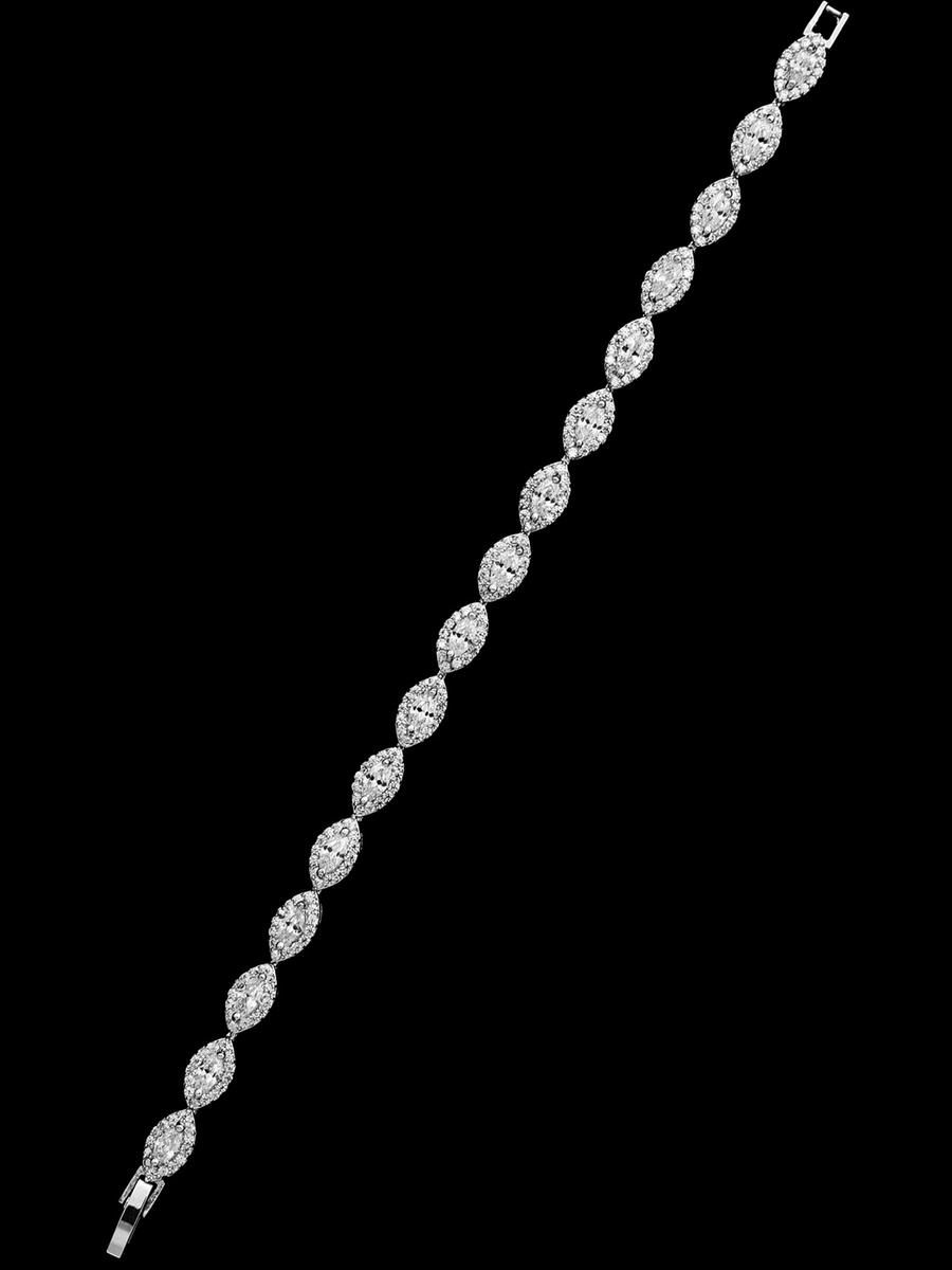 DS BRIDAL    DAE SUNG . - Cubic Zirconia Bracelet B-1268