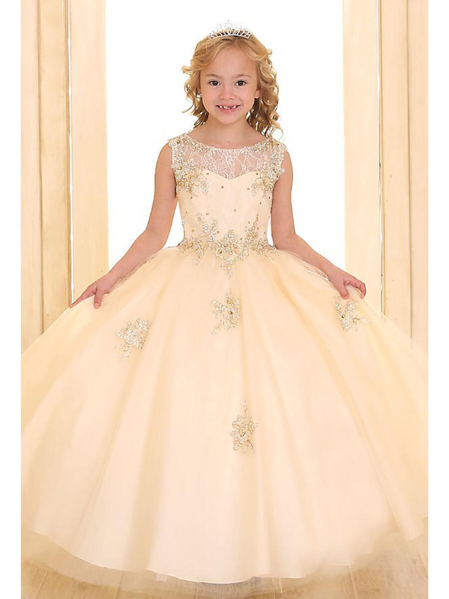 CALLA COLLECTION USA INC. - Illusion Sweetheart Lace Ball Gown SY117