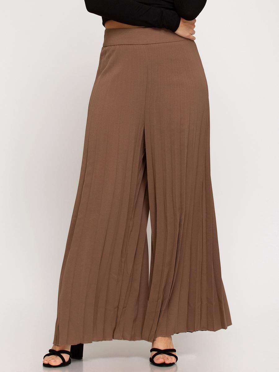 SHE AND SKY - Crepe Pleated Pants SS4524
