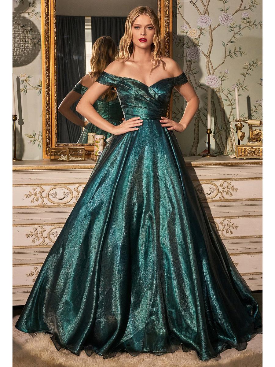 Cinderella Devine - Organza Off The Shoulder Ball Gown