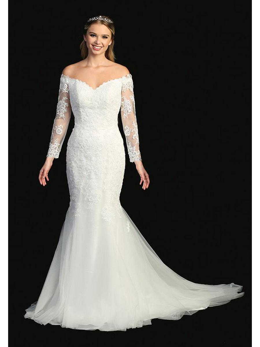 CINDY COLLECTION USA - Long Sleeve Bridal Gown 717