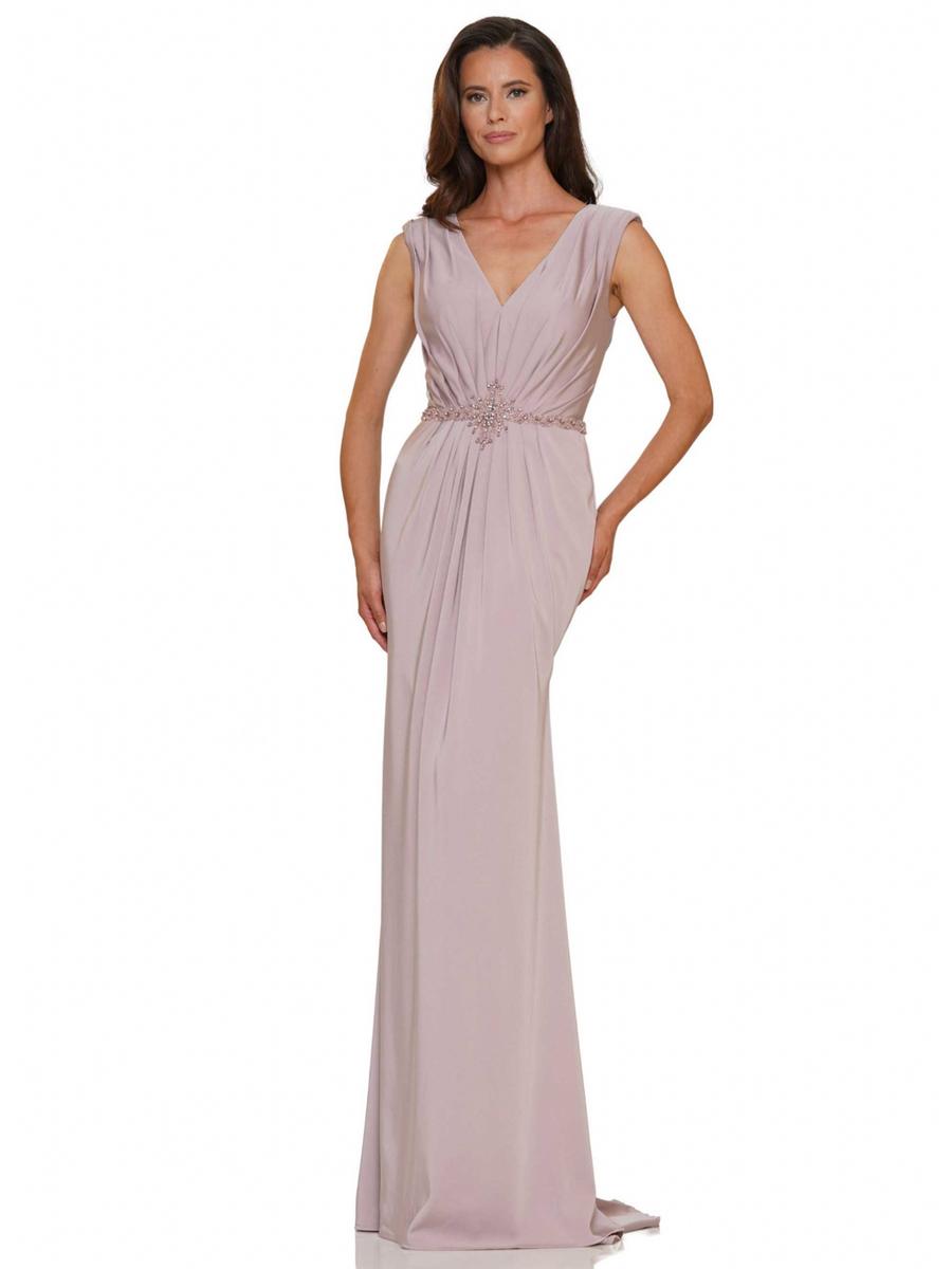 MARSONI - Jersey Gown Ruched Bodice