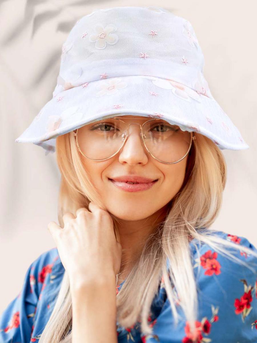 WONA TRADING INC - Butterfly Leaf Detailed Mesh Bucket Hat