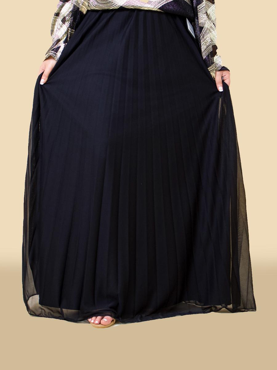 MARINA - Pleated Maxi Chiffon Skirt 268276