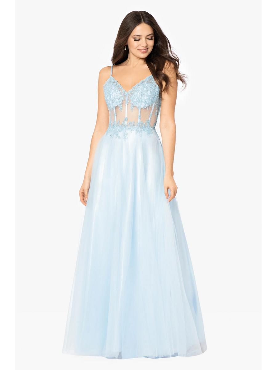 BLONDIE NITE - Tulle Gown Embroidered Bodice