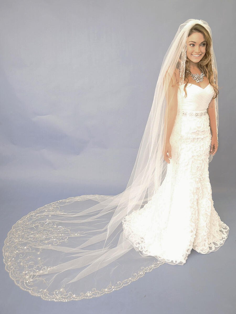 Dreamy Bridal Dress with Wedding Veil for Girls – Dress Up America