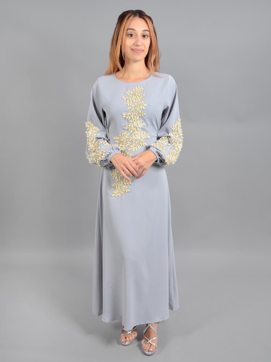 AliExpress - Satin Long Sleeve Gown
