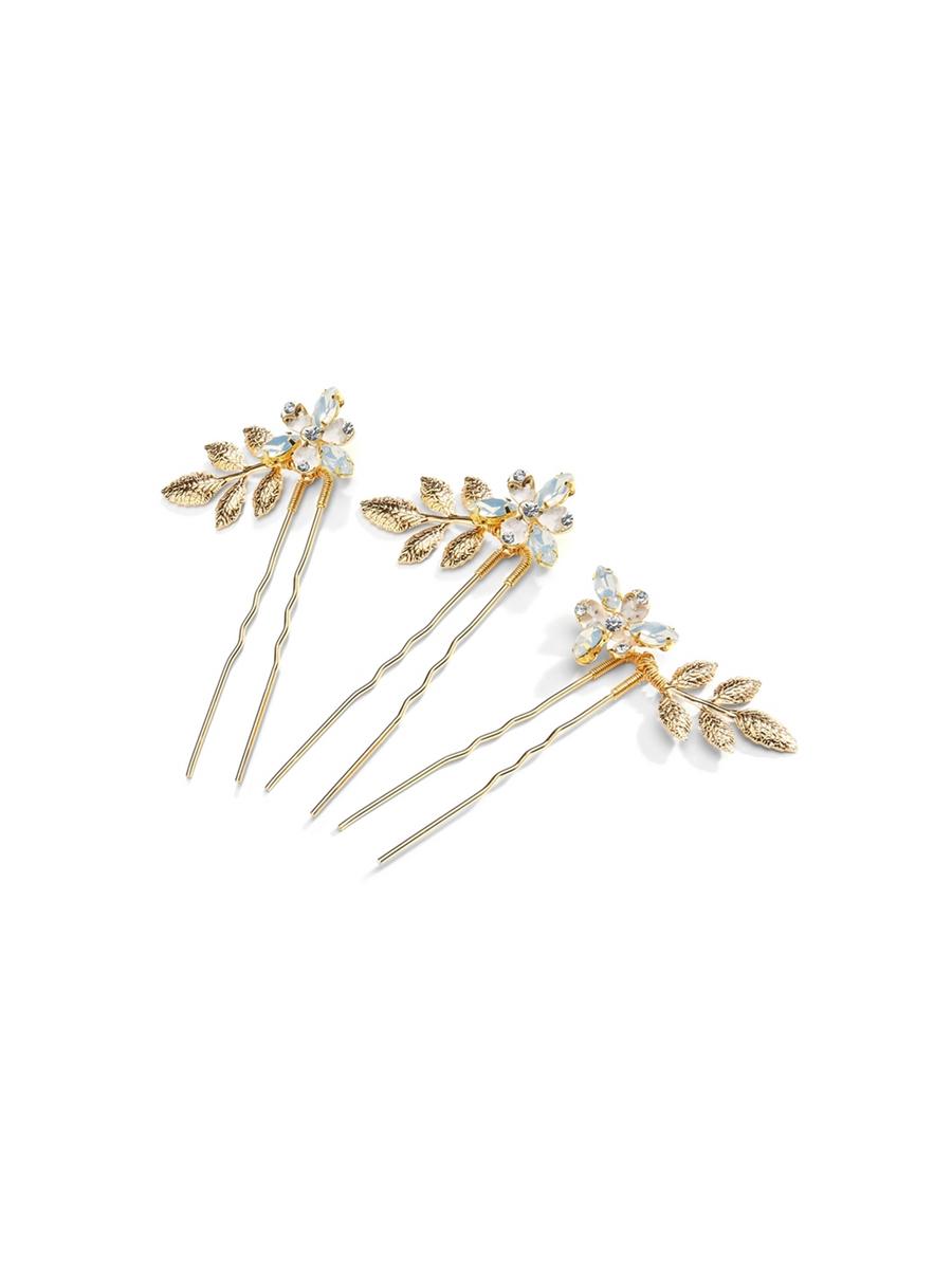 MARIELL - Bridal Hair Pins With Leaves 4601HP