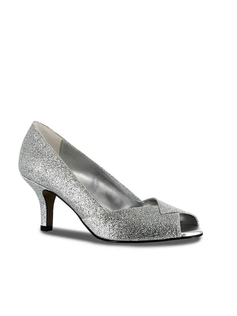 dressy silver shoes wide width