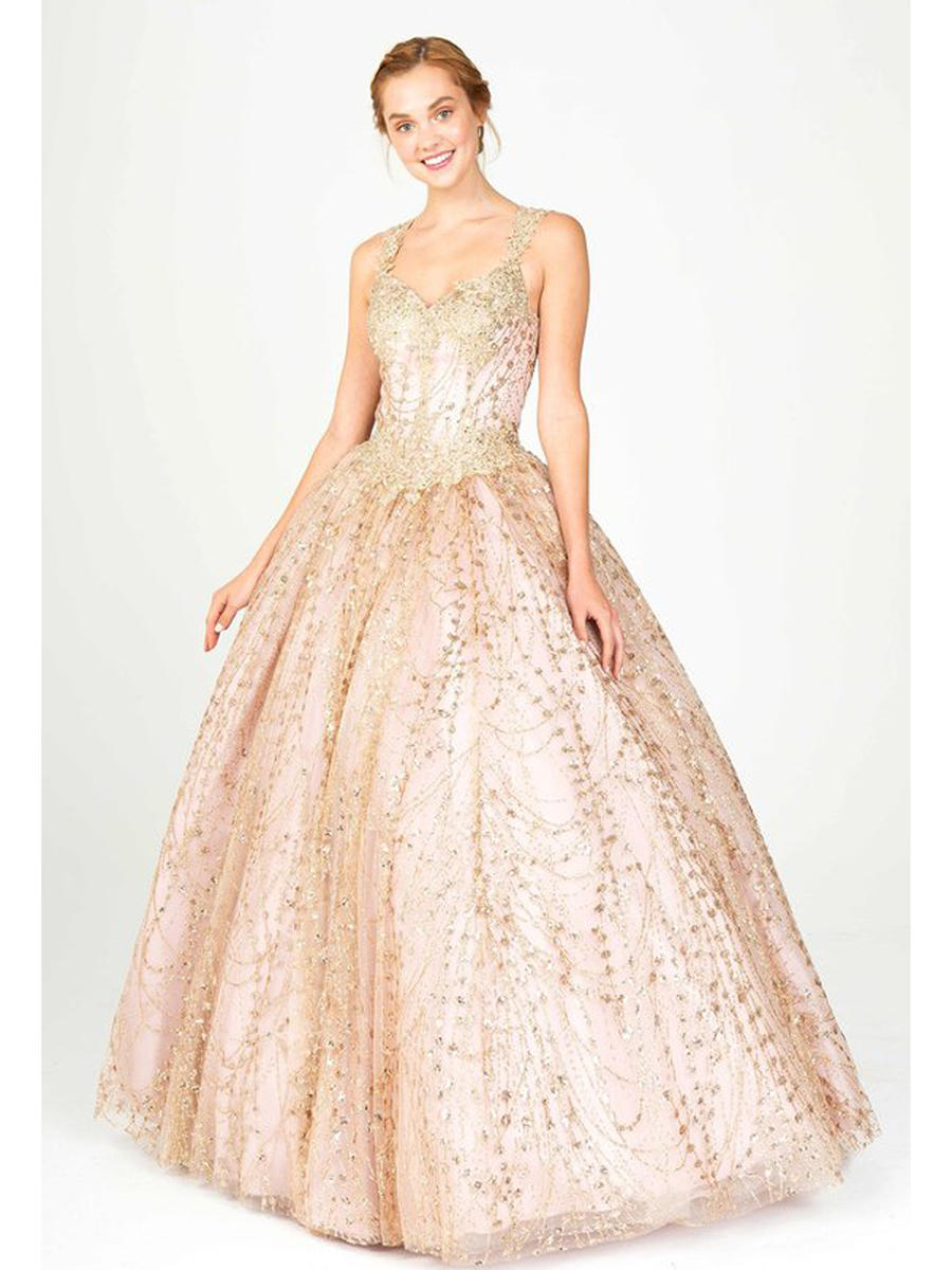 Fashion Eureka - Mesh Glitter Gown