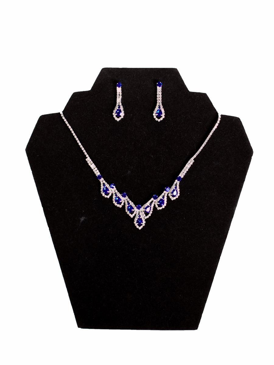 STYLE BY SOPHIE INC. - Rhinestone Earring And Necklace Set 12131NE