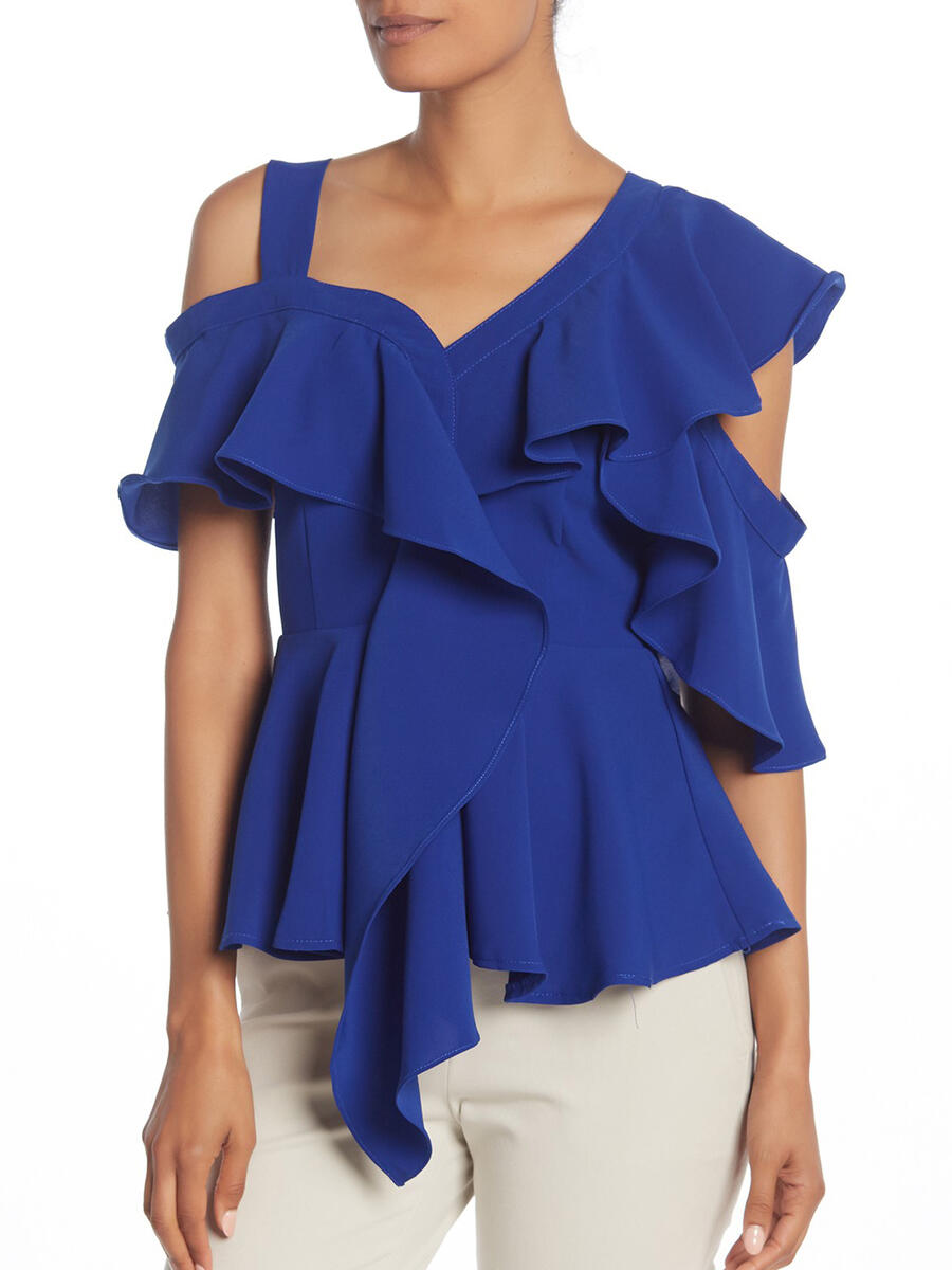 gracia ruffle top