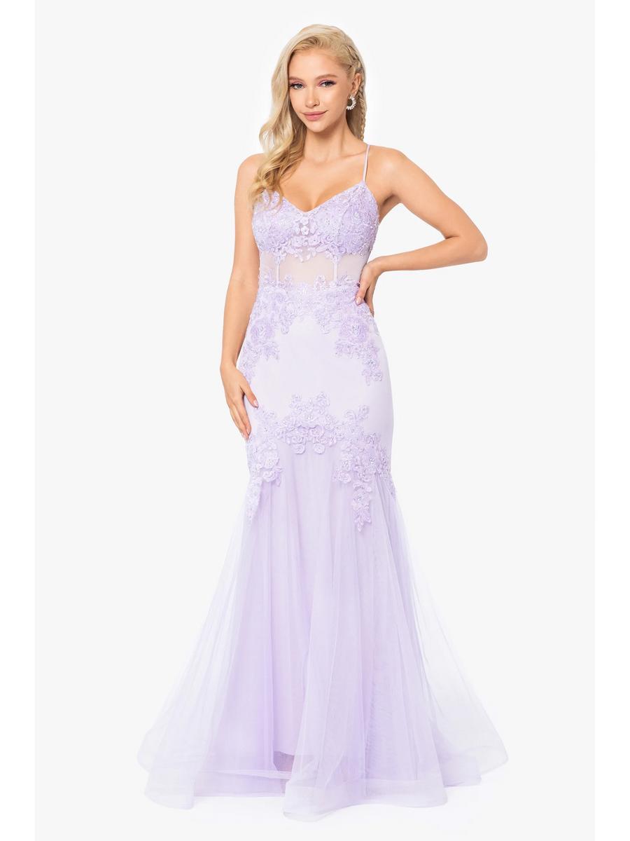 BLONDIE NITE - Tulle Gown Embroidered Bodice 3448BN