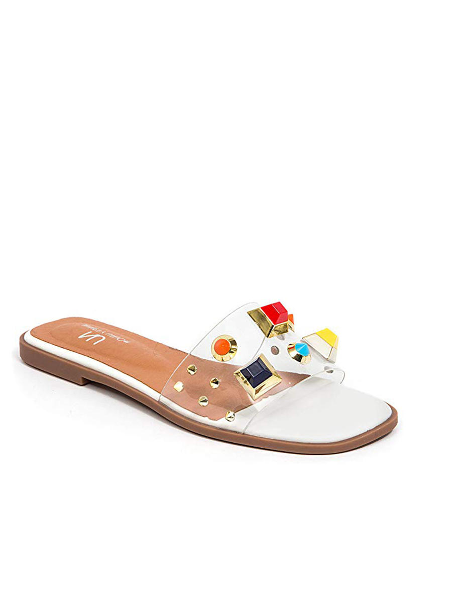 Lady Couture - Clear Flat Slide BARBADOS