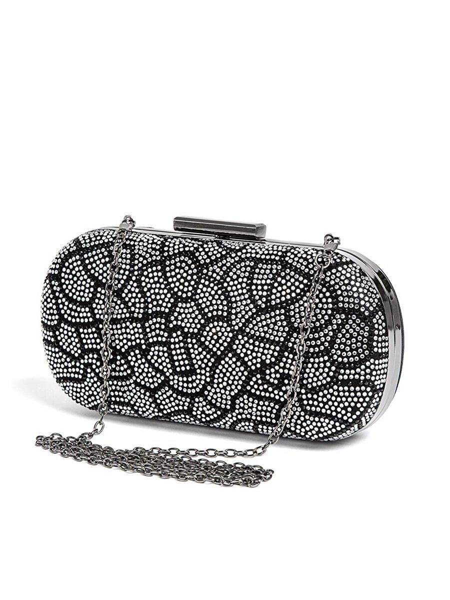 Lady Couture - Rhinestone Hard Case Clutch BEAUTYBAG3