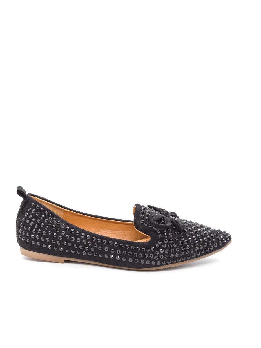 pointed toe studded flats