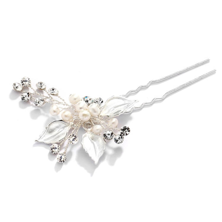 MARIELL - Flower Pearls Hair Pin
