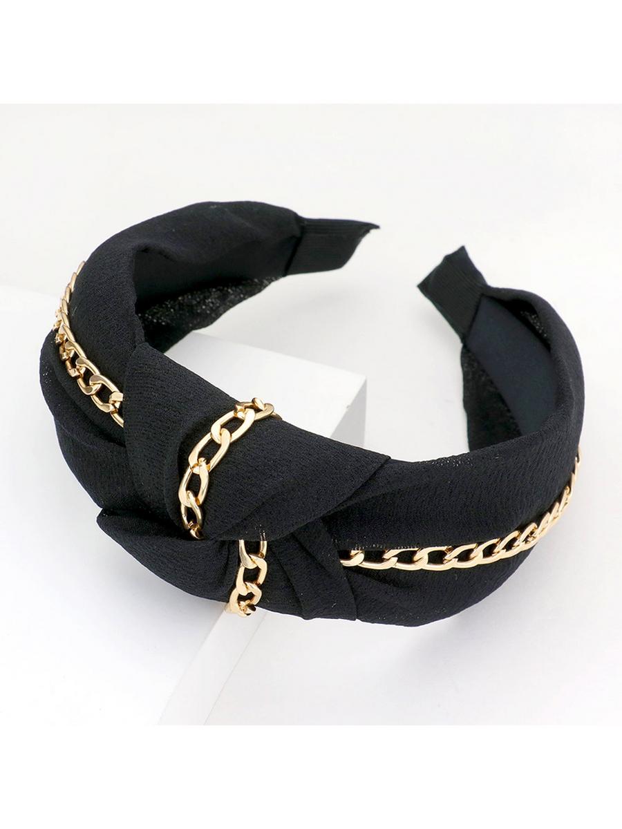 WONA TRADING INC - Chain Trim Knot Headband