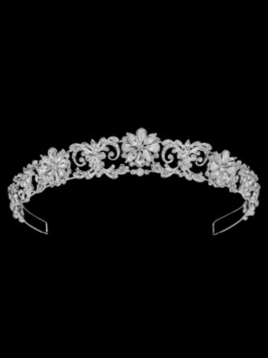 DS BRIDAL    DAE SUNG . - Rhinestone Flower Headband T-56538