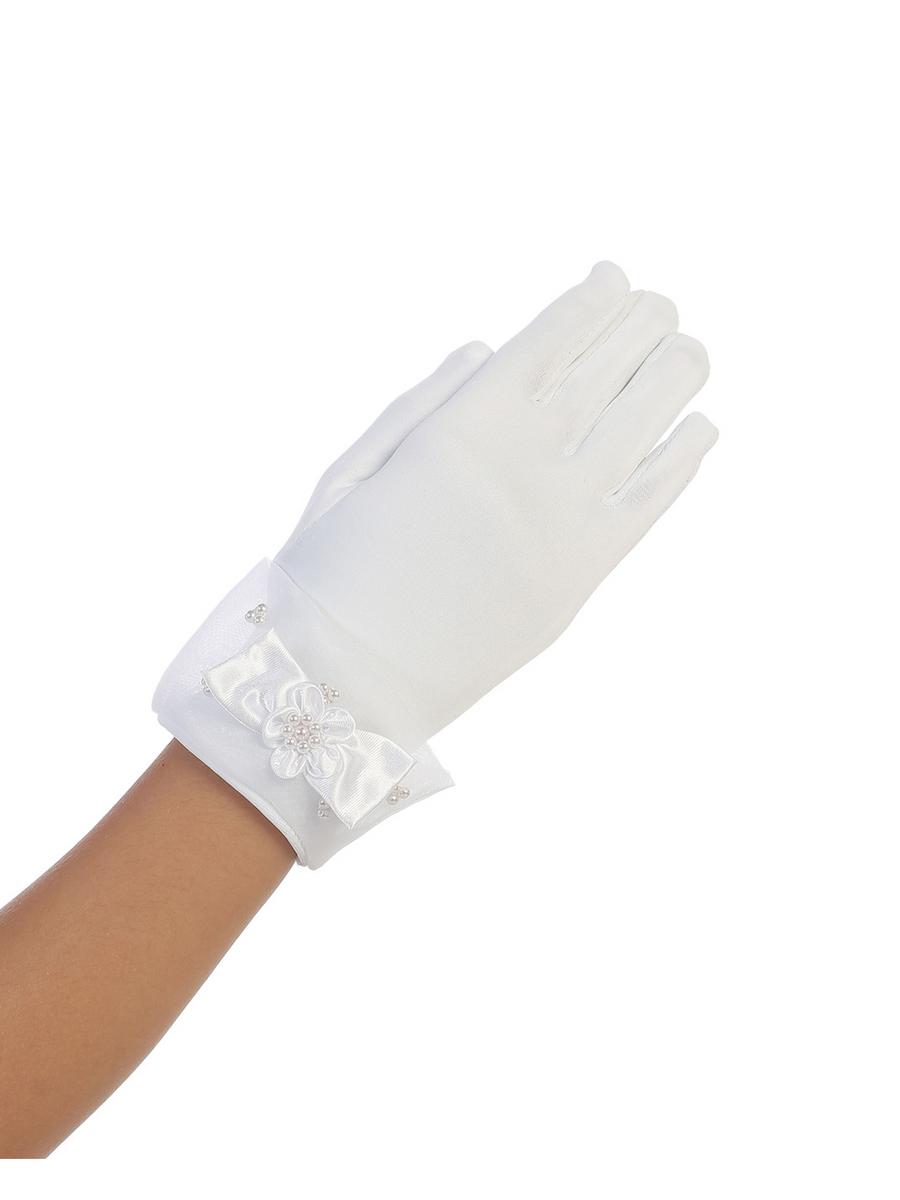 TIP TOP childrens - Wrist Lenght Satin Glove