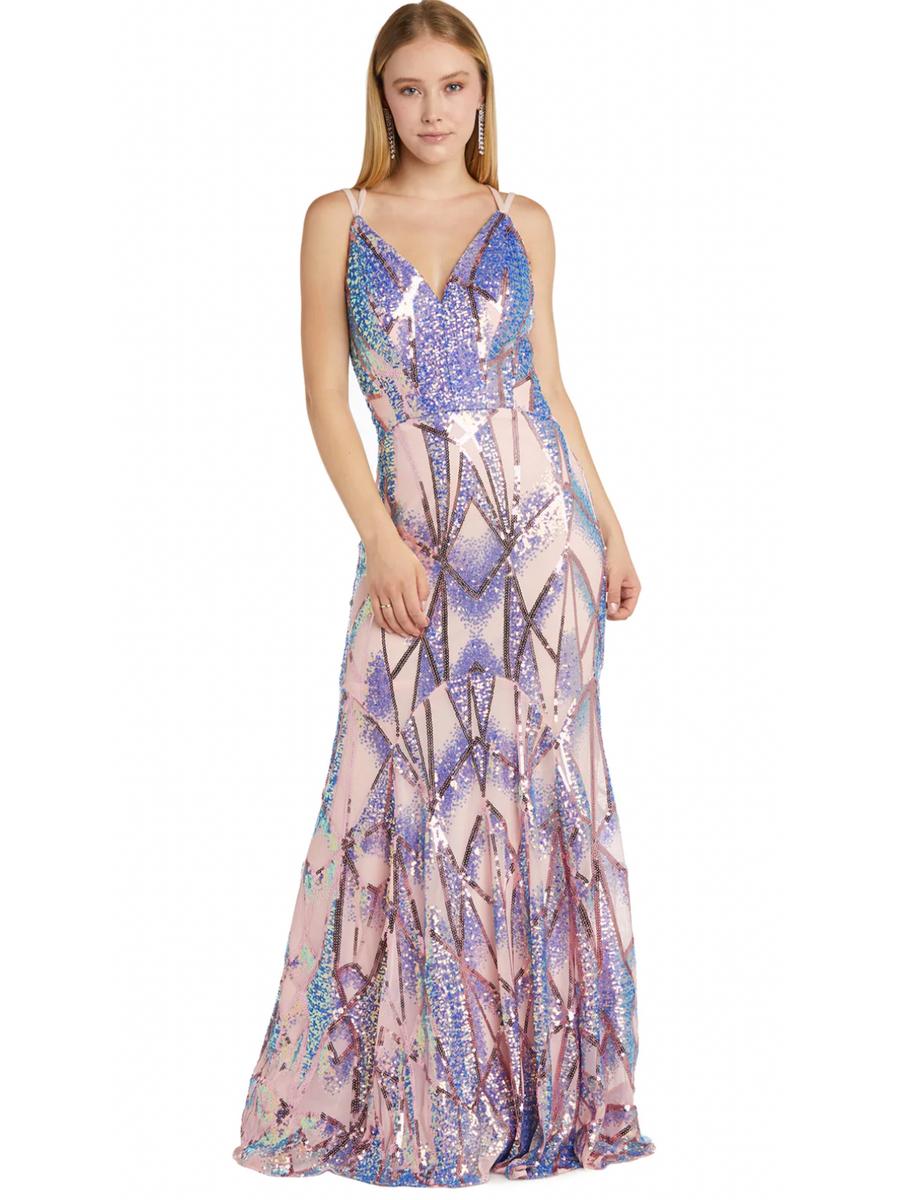 MORGAN & CO - Sequin Patterned Gown 12998