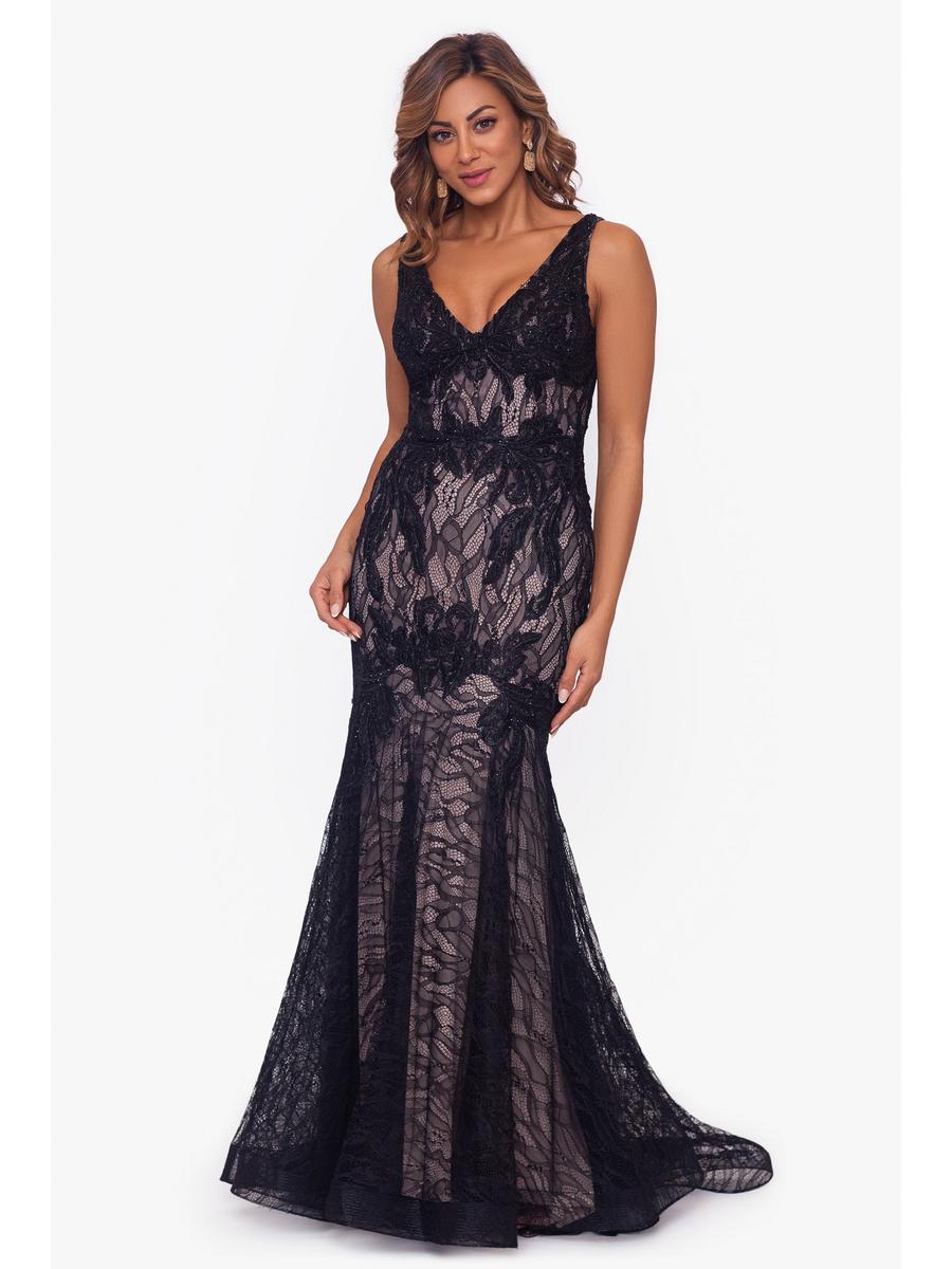 Betsy & Adam, Ltd. - Lace Gown A25089