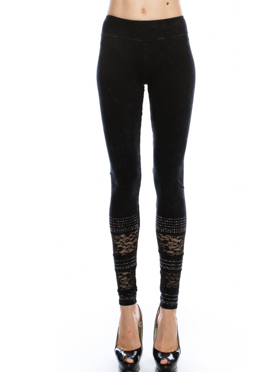 Vocal Apparel - Leggings with Lace 14620P