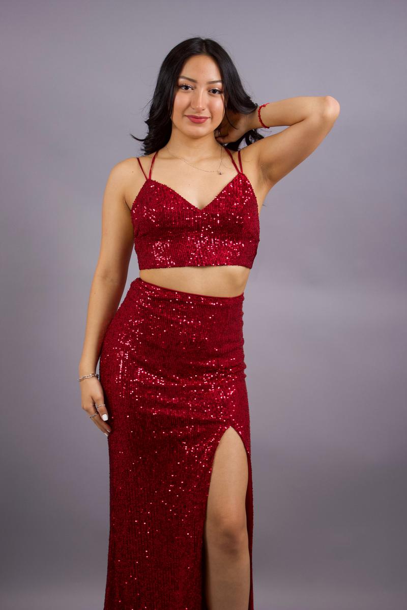 JUMP - Two Piece Sequin Gown