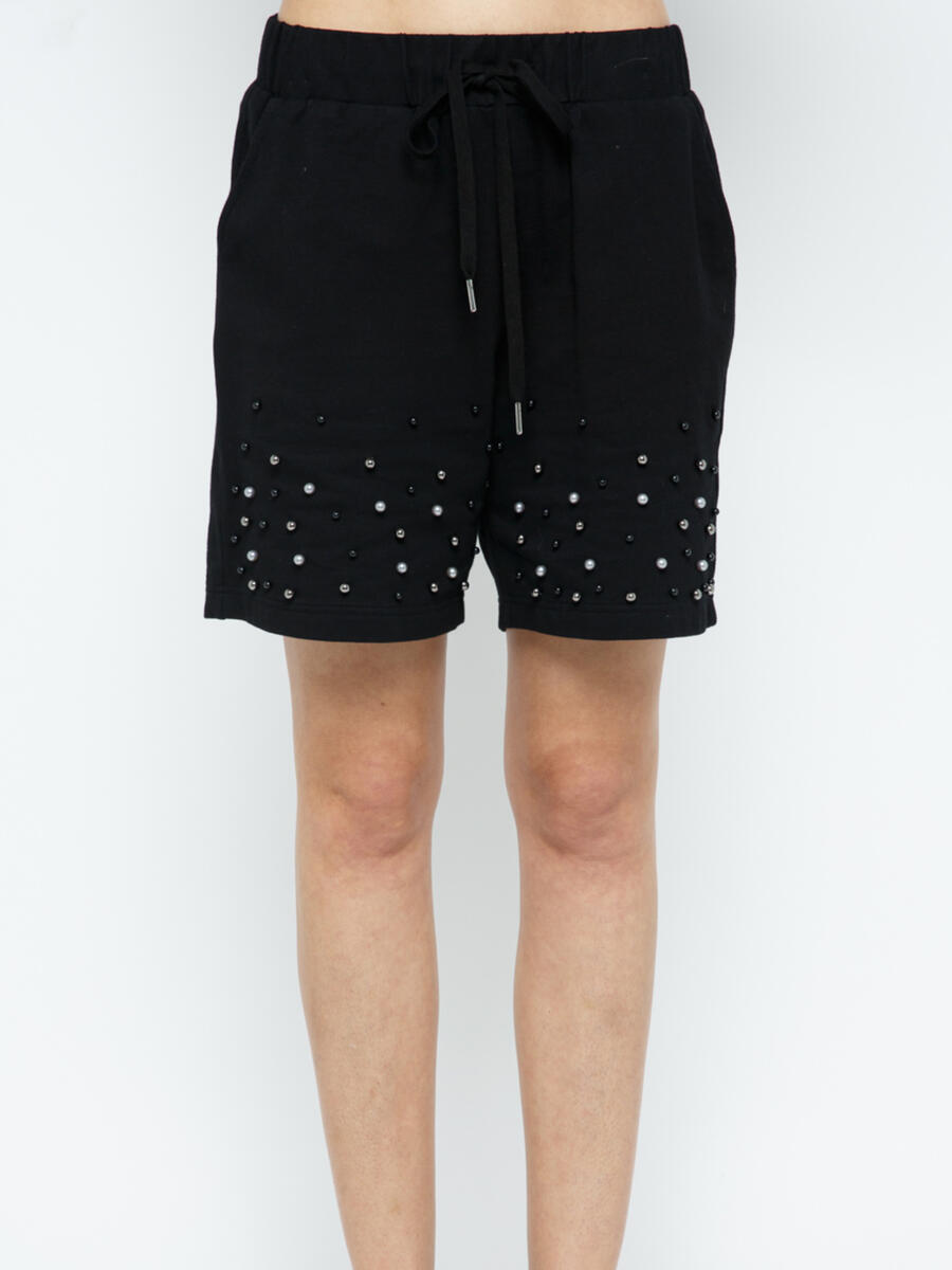 Vocal Apparel - Drawstring Short Pants with Pearls