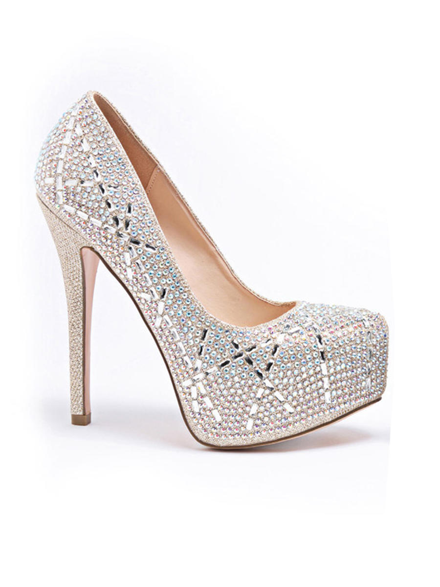 SWEETIES SHOE COLLECTION - Embellished Platform Stiletto