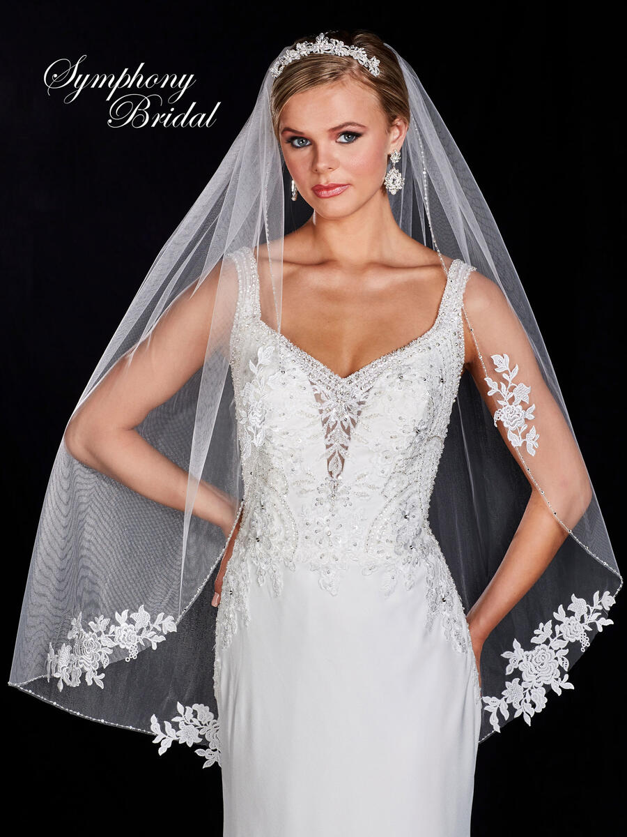 Symphony Bridal - 1 tier veil