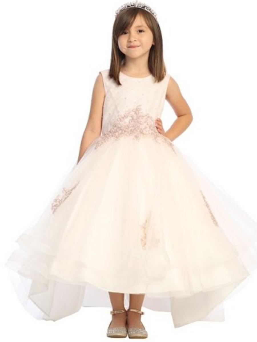 TIP TOP childrens - Glitter Bodice with lace Applique Tail SKirt 5814B