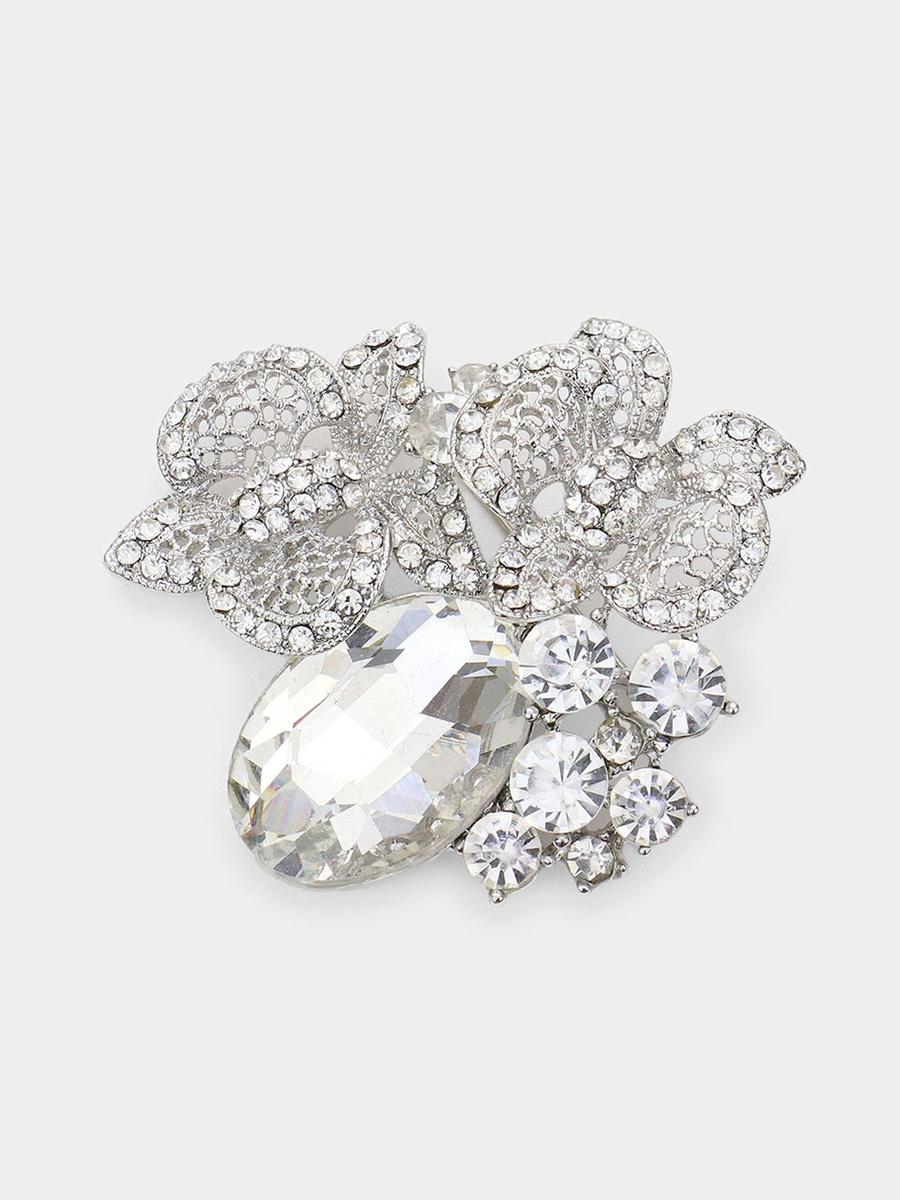 WONA TRADING INC - Butterfly Crystal Pin Brooch BR3384