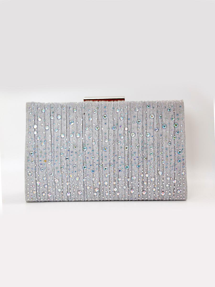 MUNDI Westport / Jessica McClintick - Wrinkle Rhinestone Glitter Bag VL6101