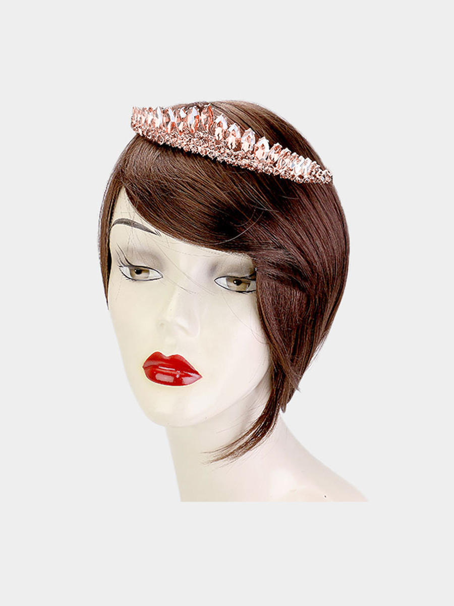 WONA TRADING INC - Crystal Oval Pageant Queen Tiara