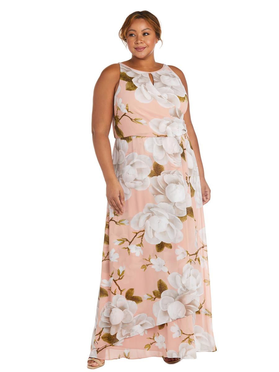 R & M Richards - Floral Gown 7089W
