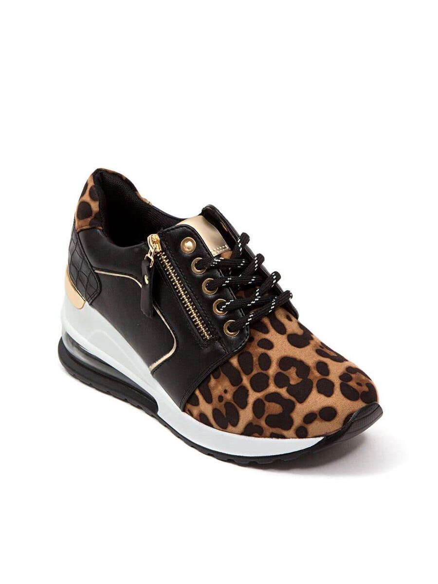 Lady Couture - Leopard Print Wedge Heel