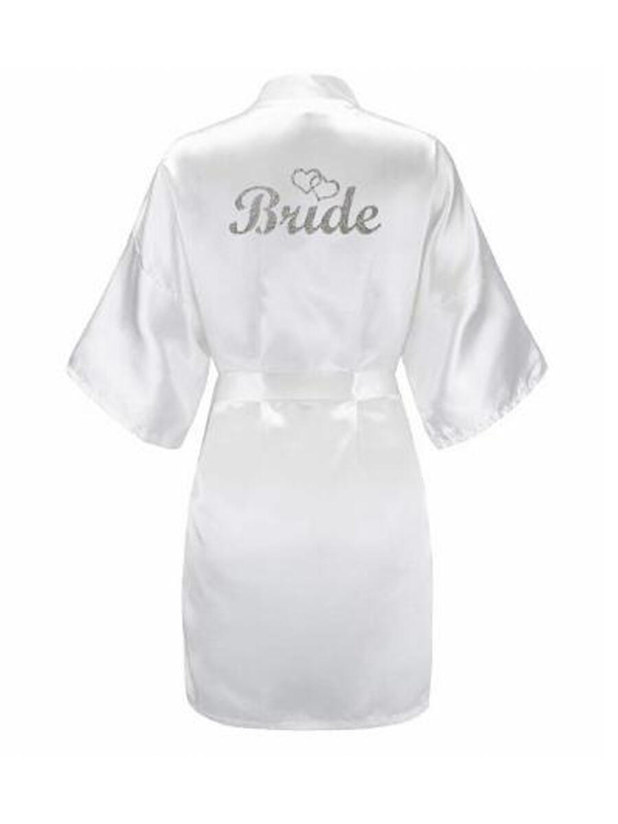 AliExpress - Bride Silk Robe
