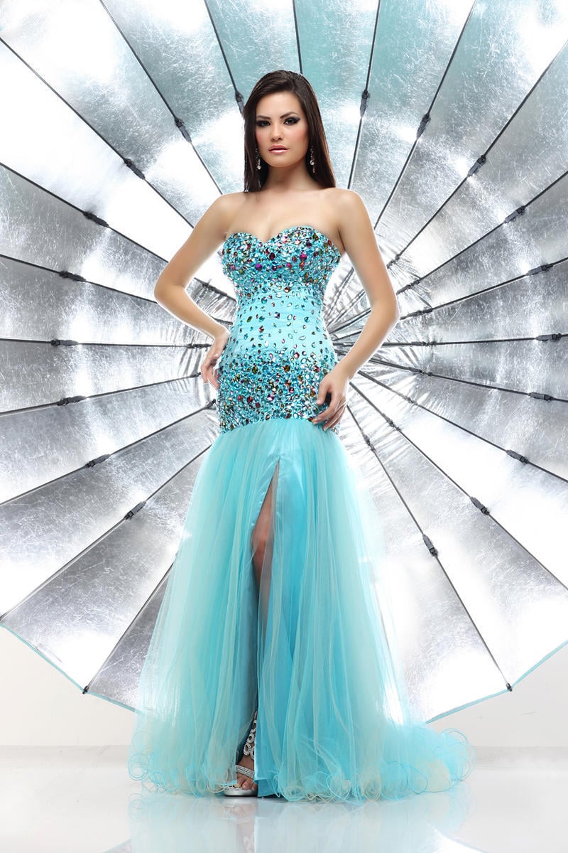Beautiful Sparkle Prom Strapless