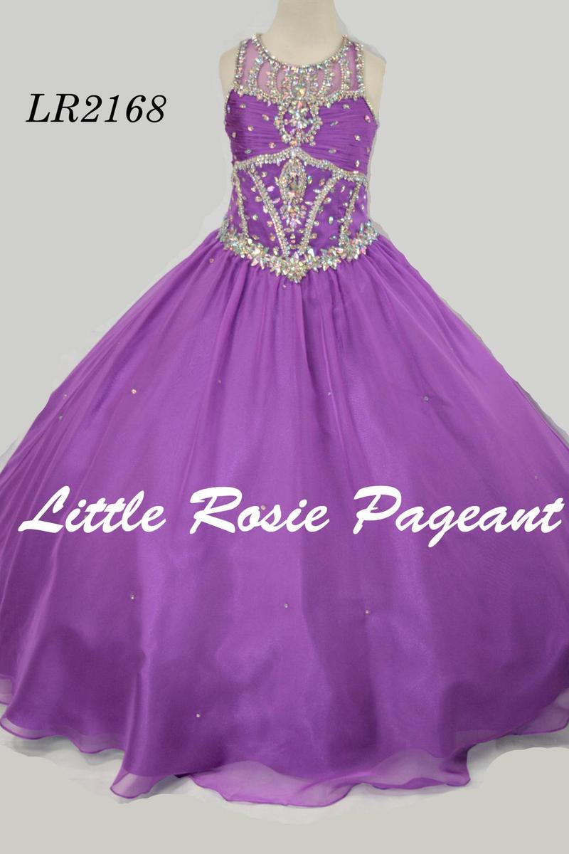LITTLE ROSIE LONG PAGEANT DRESS