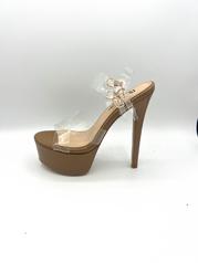 Image of PLATFORM HEEL - LUCITE