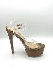 Image of PLATFORM HEEL - LUCITE