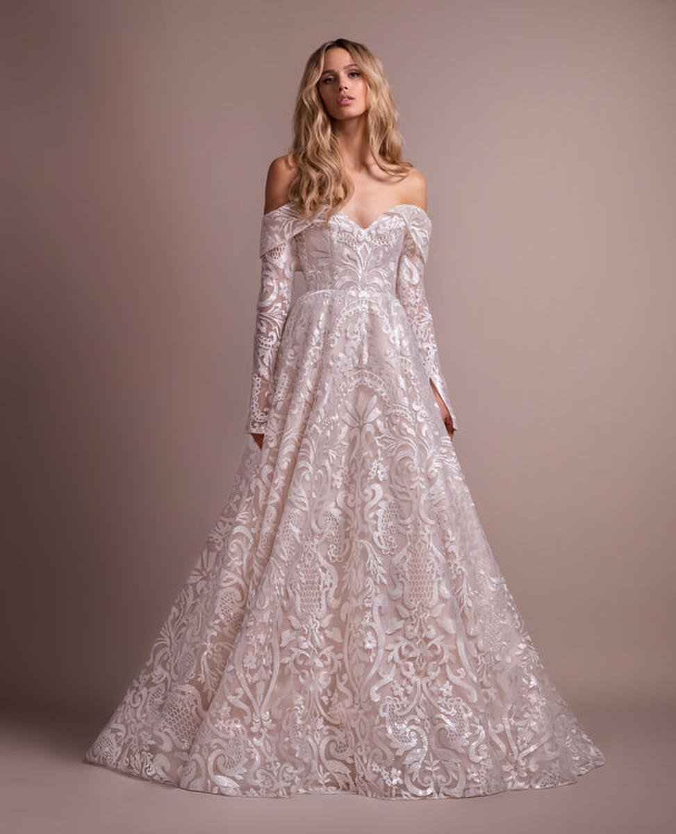 See Hayley Paige Wedding Dresses From Bridal Fashion Week | Bridal fashion  week, Wedding dress long sleeve, Hayley paige wedding dress