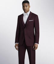 Image of Burgundy Sutton 3-Piece Suit
