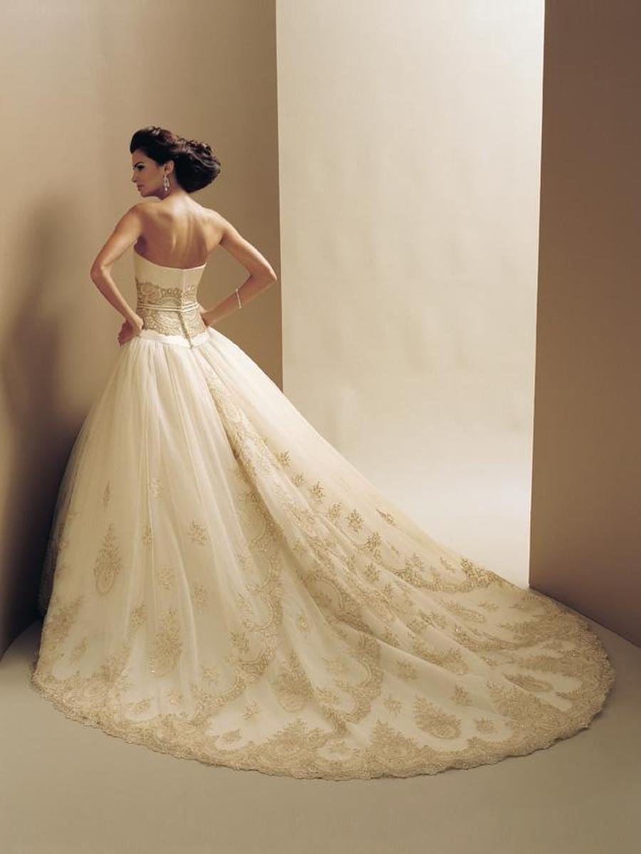 Tiara Satin A-Line Bridal Gown 01903