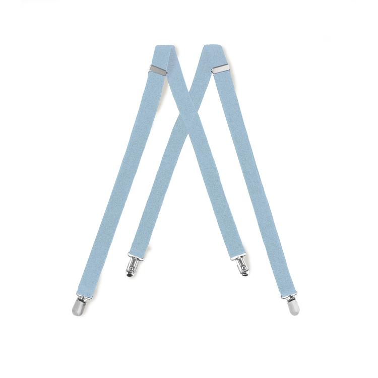 Light Blue Clip Suspenders 800-36