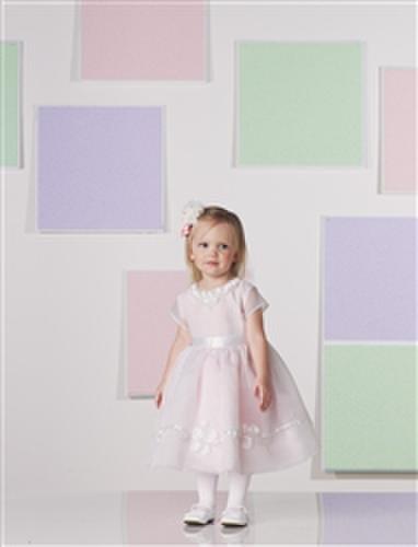 Ribbon Rosette Baby Dress 111389B